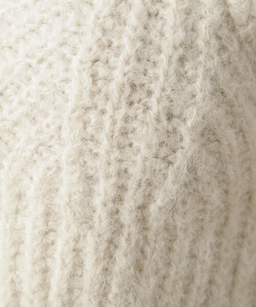 NATURAL BEAUTY BASIC（ナチュラルビューティーベーシック）の「◇デザインニットビスチェ（ベスト・レディース・オフホワイト/チャコールグレー/オリーブ・FREE）」の22枚目の写真