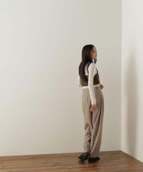 セール】◇デザインニットビスチェ（ベスト）｜NATURAL BEAUTY BASIC