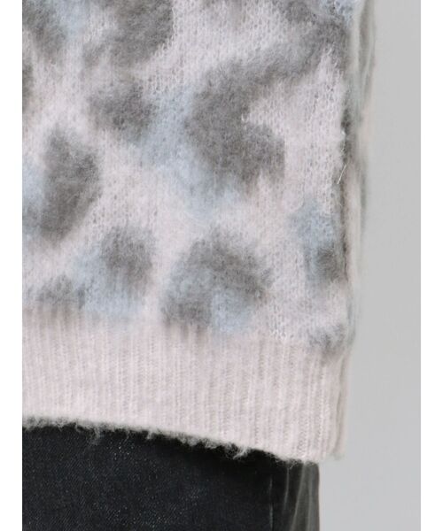 CALNAMUR(カルナムール)の「レオパードヘアリーカーディガン(カーディガン/ボレロ・レディース・ベージュ/グレー/ピンク・FREE)」の16枚目の写真