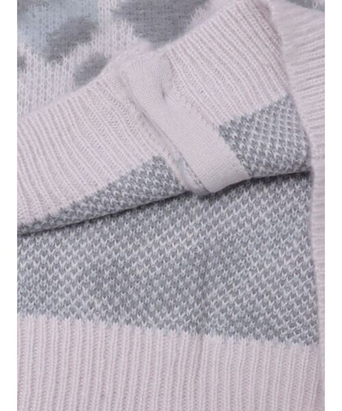 CALNAMUR(カルナムール)の「レオパードヘアリーカーディガン(カーディガン/ボレロ・レディース・ベージュ/グレー/ピンク・FREE)」の18枚目の写真