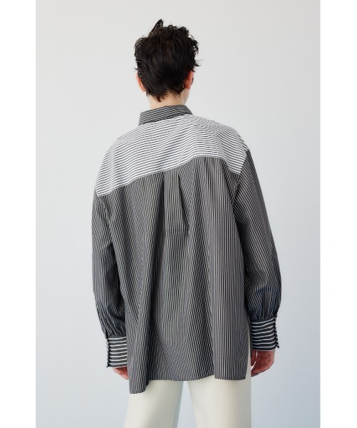 Mix-striped shirt ミックスストライプシャツ（シャツ/ブラウス