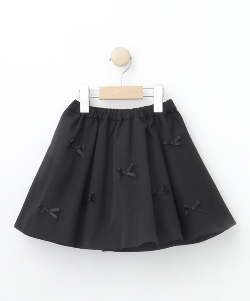 SHOO・LA・RUE（シューラルー）の「◆【110-140cm】ブロードリボンスカート（スカート・キッズ・ブラック/サックスブルー/ベージュ・12/11/14/13）」の11枚目の写真