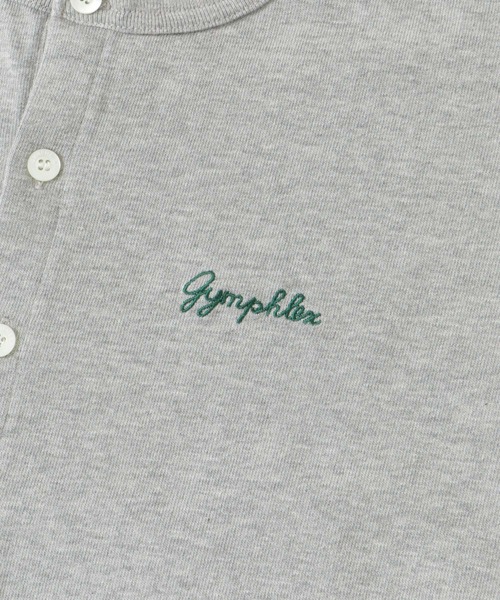 GYMPHLEX（ジムフレックス）の「GYMPHLEX　SHORT CREW NECK CARDIGAN（カーディガン/ボレロ・レディース・レッド/ホワイト系その他/グレー・14）」の5枚目の写真