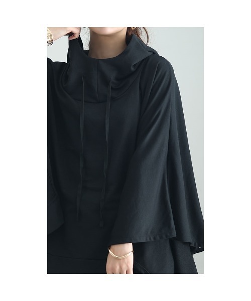 セール】ポンチョ風変形パーカー（パーカー）｜Sawa a la mode（サワ