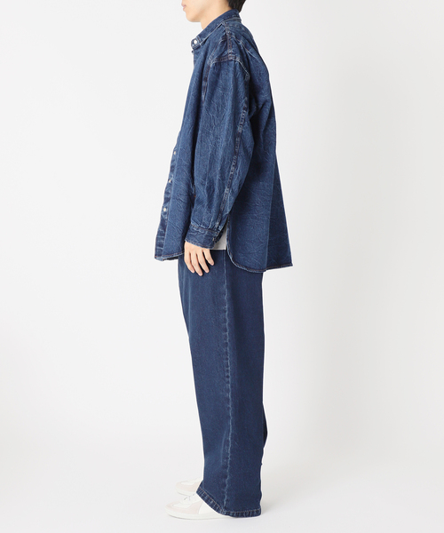 EDIFICE(エディフィス)の「デニム シャツ(シャツ/ブラウス・メンズ・ブルー系その他/チャコールグレー・LARGE/MEDIUM/SMALL)」の11枚目の写真