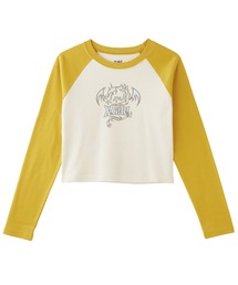 X-girl | DRAGON RAGLAN L/S BABY TEE(Tシャツ/カットソー)