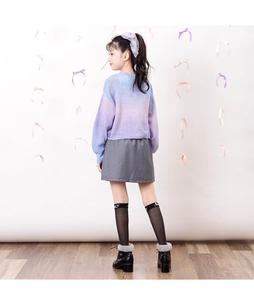 algy（アルジー）の「ふんわり透かし編みニット&インナーセット（ニット/セーター・キッズ・ピンク/レインボー/ミント・XXX-SMALL/XX-SMALL/X-SMALL/SMALL/MEDIUM）」の15枚目の写真