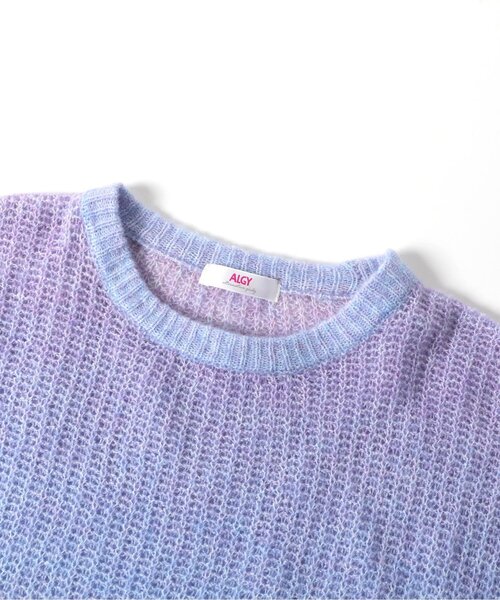 algy（アルジー）の「ふんわり透かし編みニット&インナーセット（ニット/セーター・キッズ・ピンク/レインボー/ミント・XXX-SMALL/XX-SMALL/X-SMALL/SMALL/MEDIUM）」の10枚目の写真