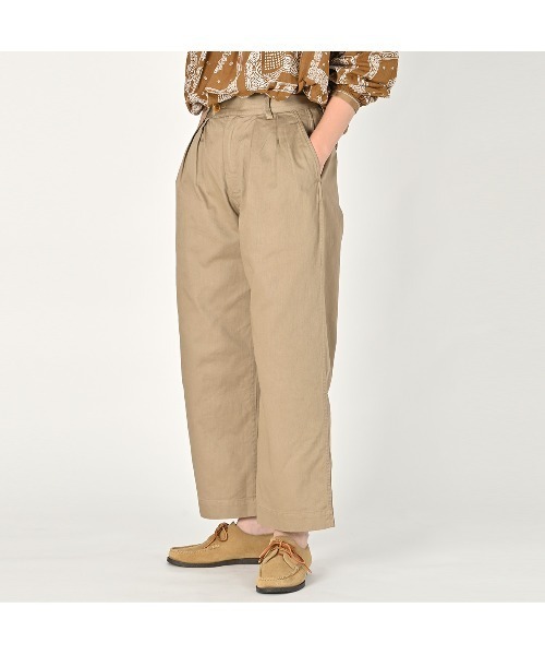 45R（フォーティファイブアール）の「おこめチノのシャルロットバギー（チノパンツ・レディース・ネイビー・SMALL/MEDIUM/LARGE）」の4枚目の写真