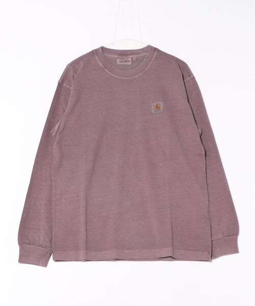 Carhartt WIP（カーハートダブリューアイピー）の「Carhartt WIP/カーハートダブリューアイピー L/S VISTA T-SHIRT ロンT/長袖 I030779（Tシャツ/カットソー・メンズ・グレイッシュブルー/バーガンディー/パープル/ダークグレー/ライトパープル/ベージュ/ボルドー/ダークグリーン/ブラック・M/L/XL/S）」の7枚目の写真