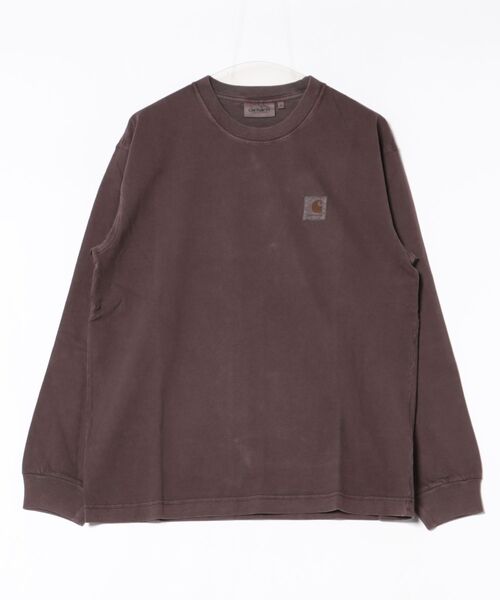 Carhartt WIP（カーハートダブリューアイピー）の「Carhartt WIP/カーハートダブリューアイピー L/S VISTA T-SHIRT ロンT/長袖 I030779（Tシャツ/カットソー・メンズ・グレイッシュブルー/バーガンディー/パープル/ダークグレー/ライトパープル/ベージュ/ボルドー/ダークグリーン/ブラック・M/L/XL/S）」の8枚目の写真