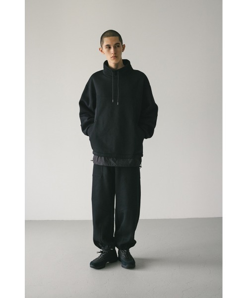 STYLEMIXER（スタイルミキサー）の「コンビネーションハイネックプルオーバー（スウェット・メンズ・ベージュ/ブラック・MEDIUM/LARGE）」の13枚目の写真