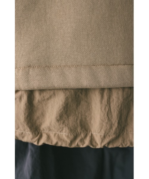 STYLEMIXER（スタイルミキサー）の「コンビネーションハイネックプルオーバー（スウェット・メンズ・ベージュ/ブラック・MEDIUM/LARGE）」の10枚目の写真