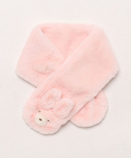 Kids Foret（キッズフォーレ）の「くま・うさぎマフラー（マフラー