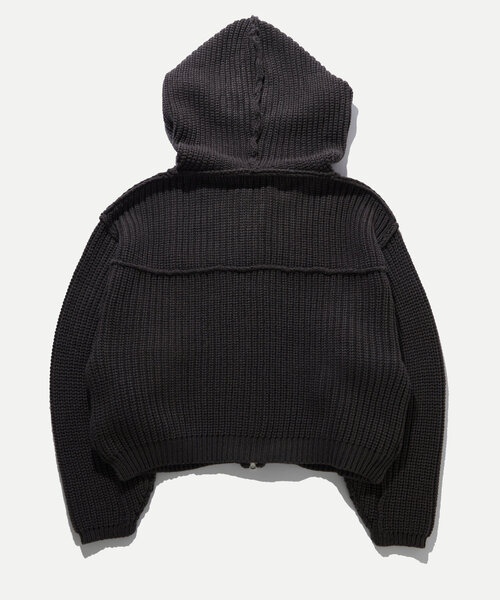 WHO'S WHO gallery(フーズフーギャラリー)の「ジップニットパーカー(パーカー・レディース・チャコールグレー/ブラック/アイボリー・FREE)」の15枚目の写真