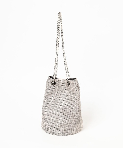 PAGEBOY（ページボーイ）の「ラインストーンBAG（ショルダーバッグ・レディース・ブロンズ/シルバー・FREE）」の8枚目の写真