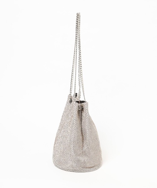 PAGEBOY（ページボーイ）の「ラインストーンBAG（ショルダーバッグ・レディース・ブロンズ/シルバー・FREE）」の9枚目の写真