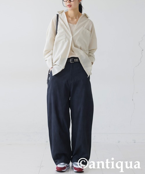 antiqua(アンティカ)の「ヴィンテージ風パンツ(その他パンツ・レディース・ブラック系その他/グレー系その他・MEDIUM/LARGE)」の14枚目の写真