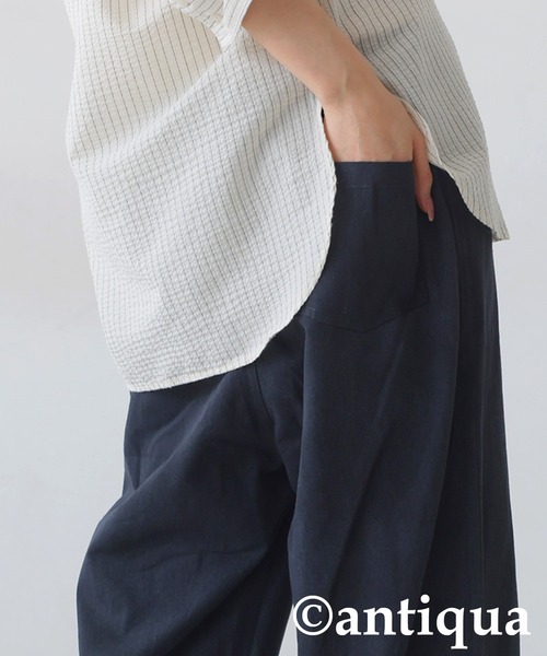 antiqua(アンティカ)の「ヴィンテージ風パンツ(その他パンツ・レディース・ブラック系その他/グレー系その他・MEDIUM/LARGE)」の18枚目の写真