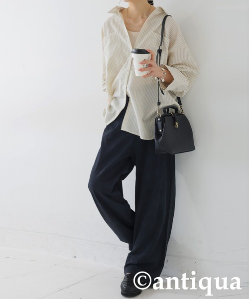 antiqua(アンティカ)の「ヴィンテージ風パンツ(その他パンツ・レディース・ブラック系その他/グレー系その他・MEDIUM/LARGE)」の19枚目の写真
