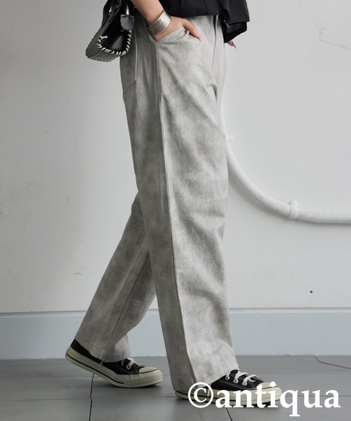 antiqua(アンティカ)の「ヴィンテージ風パンツ(その他パンツ・レディース・ブラック系その他/グレー系その他・MEDIUM/LARGE)」の10枚目の写真