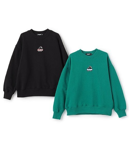 XLARGE KIDS（エクストララージキッズ）の「【人気商品再入荷】【直営店で取り扱い無し】ワンポイントゴリラトレーナー（スウェット・キッズ・ブラック/グリーン/トップグレー・100cm/110cm/120cm/130cm/140cm）」の18枚目の写真