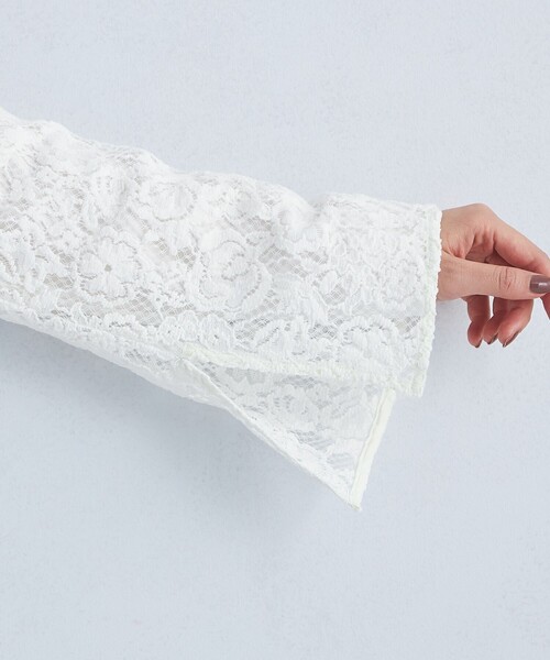 green label relaxing(グリーンレーベルリラクシング)の「レース ワンピース(ワンピース・レディース・ブラック/オフホワイト・FREE)」の13枚目の写真