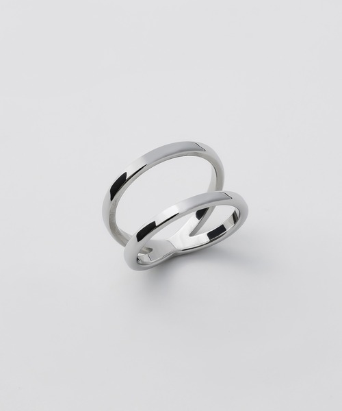 ciite' surgical stainless（シーテサージカルステンレス）の「【 金属アレルギー対応 】 ツーラインリング サージカルステンレス（リング・レディース・シルバー/ゴールド/ピンクゴールド・15号/4号/9号/11号/13号/7号/17号）」の9枚目の写真
