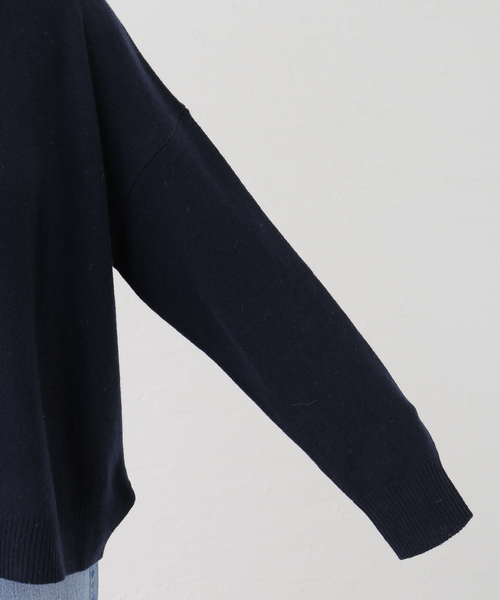 JOURNAL STANDARD LUXE（ジャーナルスタンダード　ラックス）の「W/C/Nテンジク クルーネックプルオーバー（ニット/セーター・レディース・ブラック/ネイビー/ホワイト×ホワイト・FREE）」の20枚目の写真