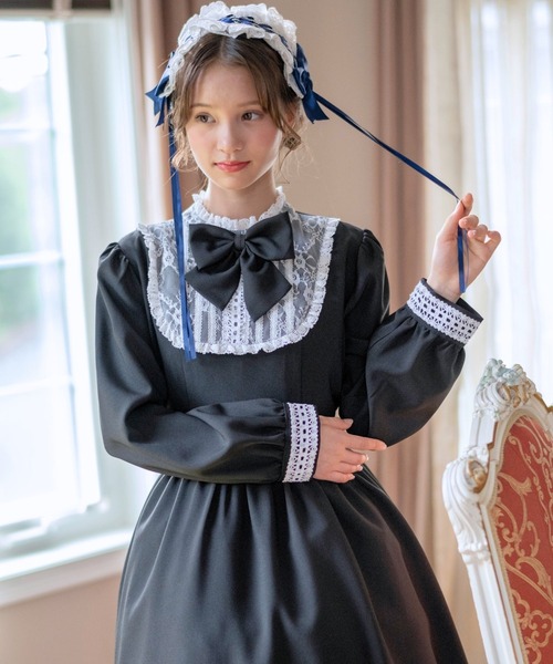 Catherine Cottage（キャサリンコテージ）の「マルグレーテワンピース　lady's（ワンピース・レディース・ブラック・M/L）」の5枚目の写真