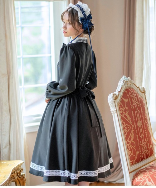 Catherine Cottage（キャサリンコテージ）の「マルグレーテワンピース　lady's（ワンピース・レディース・ブラック・M/L）」の6枚目の写真