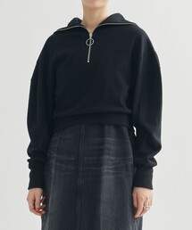 AKIKOAOKI | 【AKIKOAOKI/アキコアオキ】sailor TOP/フロントジップトップス(その他トップス)
