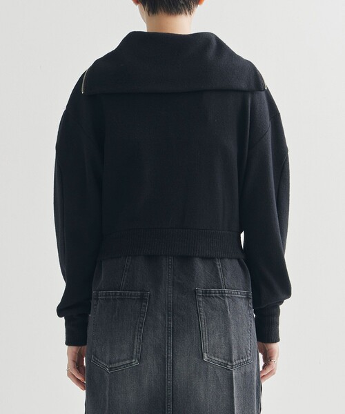 AKIKOAOKI/アキコアオキ】sailor TOP/フロントジップトップス