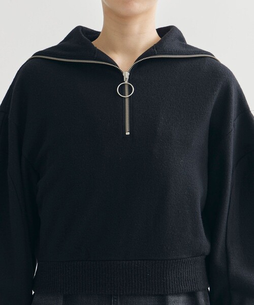 AKIKOAOKI/アキコアオキ】sailor TOP/フロントジップトップス