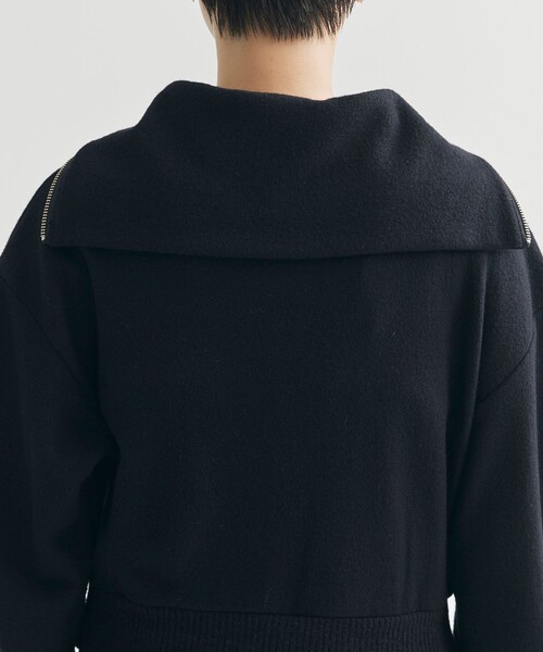 AKIKOAOKI/アキコアオキ】sailor TOP/フロントジップトップス