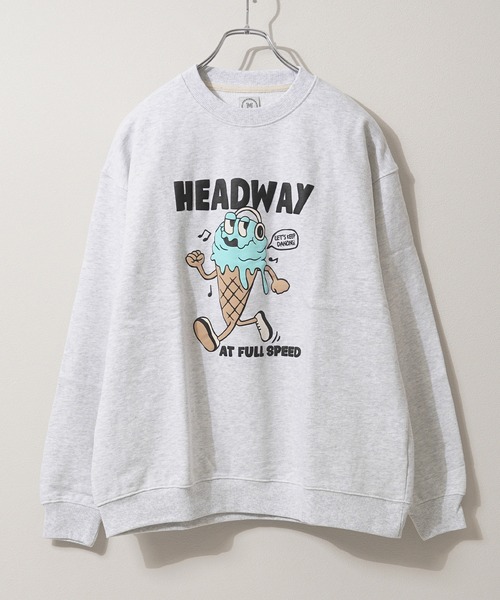 1111clothing(ワンフォークロージング)の「ヘビー裏毛 フードイラストプリント スウェット / Heavyweight Hood Illustration Print Sweatshirt(スウェット・メンズ・B/D/C/A・M/L)」の5枚目の写真