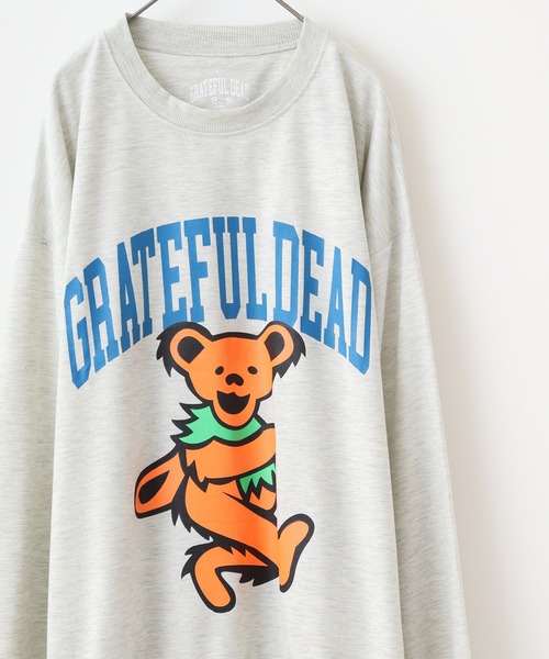 Grateful Dead(グレイトフルデッド)の「Grateful Dead oversized sweatshirt / オーバーサイズスウェットトレーナー unisex(スウェット・メンズ・ネイビー/ブラック/杢グレー/ダークグリーン/オフホワイト/オートミール/チャコール/ベージュ・L/XL/M)」の6枚目の写真