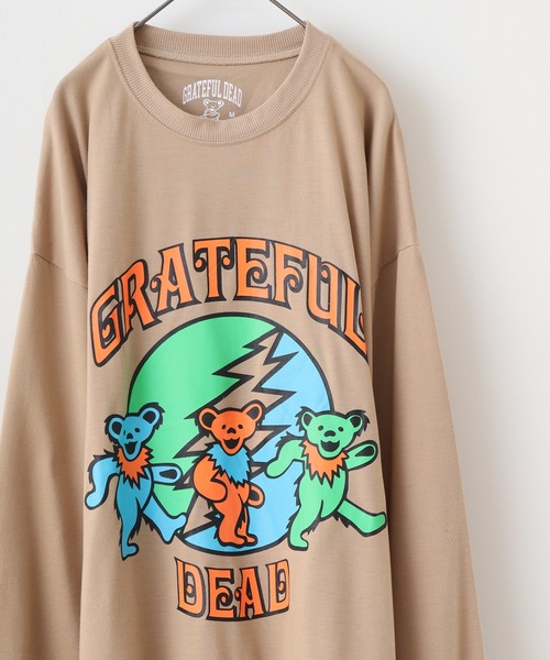 Grateful Dead(グレイトフルデッド)の「Grateful Dead oversized sweatshirt / オーバーサイズスウェットトレーナー unisex(スウェット・メンズ・ネイビー/ブラック/杢グレー/ダークグリーン/オフホワイト/オートミール/チャコール/ベージュ・L/XL/M)」の1枚目の写真