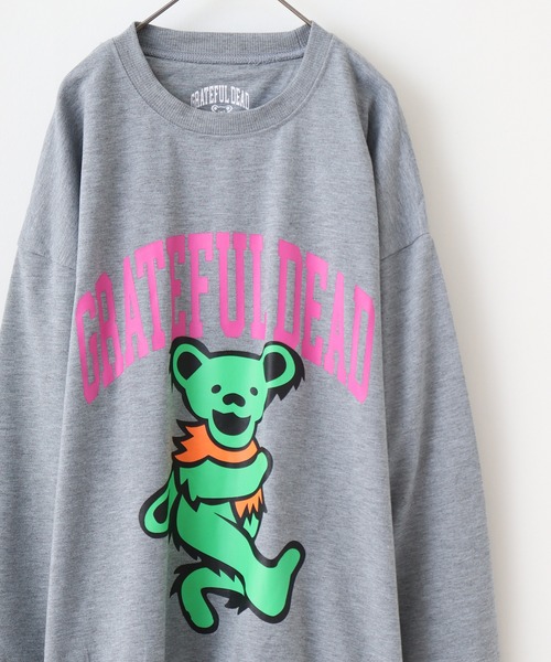 Grateful Dead(グレイトフルデッド)の「Grateful Dead oversized sweatshirt / オーバーサイズスウェットトレーナー unisex(スウェット・メンズ・ネイビー/ブラック/杢グレー/ダークグリーン/オフホワイト/オートミール/チャコール/ベージュ・L/XL/M)」の4枚目の写真