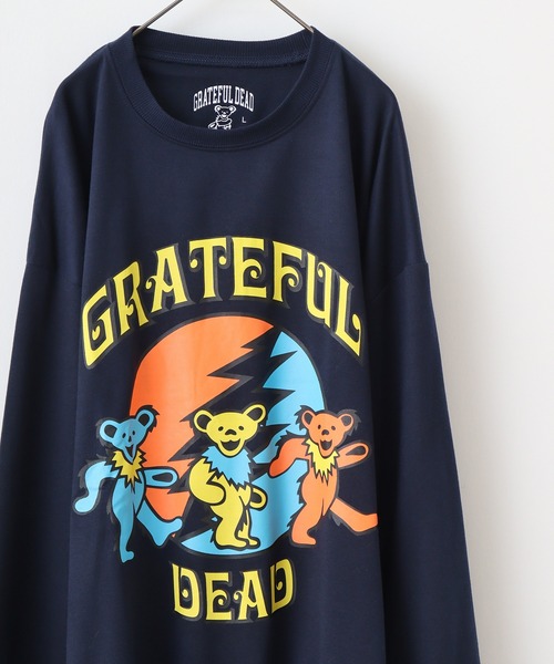 Grateful Dead(グレイトフルデッド)の「Grateful Dead oversized sweatshirt / オーバーサイズスウェットトレーナー unisex(スウェット・メンズ・ネイビー/ブラック/杢グレー/ダークグリーン/オフホワイト/オートミール/チャコール/ベージュ・L/XL/M)」の8枚目の写真