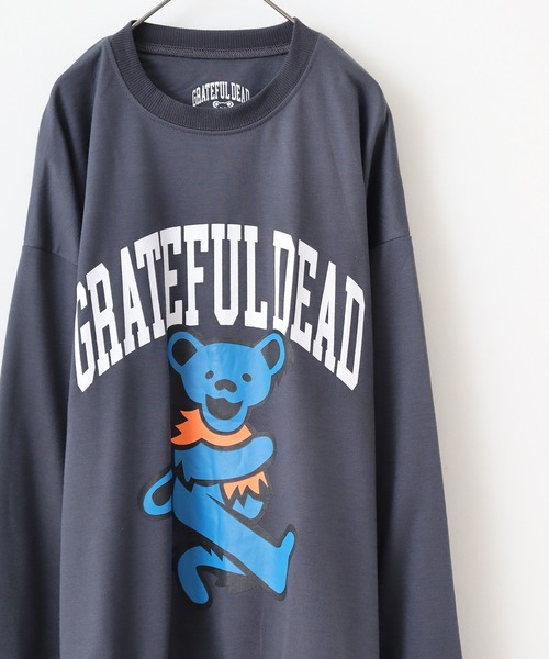 Grateful Dead(グレイトフルデッド)の「Grateful Dead oversized sweatshirt / オーバーサイズスウェットトレーナー unisex(スウェット・メンズ・ネイビー/ブラック/杢グレー/ダークグリーン/オフホワイト/オートミール/チャコール/ベージュ・L/XL/M)」の5枚目の写真