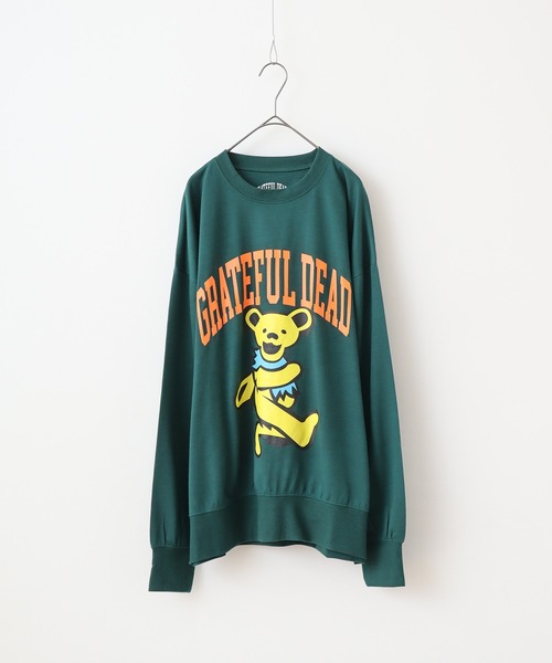 Grateful Dead(グレイトフルデッド)の「Grateful Dead oversized sweatshirt / オーバーサイズスウェットトレーナー unisex(スウェット・メンズ・ネイビー/ブラック/杢グレー/ダークグリーン/オフホワイト/オートミール/チャコール/ベージュ・L/XL/M)」の14枚目の写真