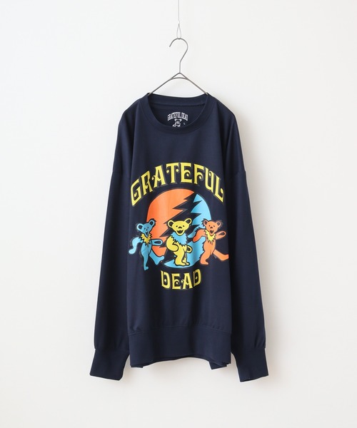 Grateful Dead(グレイトフルデッド)の「Grateful Dead oversized sweatshirt / オーバーサイズスウェットトレーナー unisex(スウェット・メンズ・ネイビー/ブラック/杢グレー/ダークグリーン/オフホワイト/オートミール/チャコール/ベージュ・L/XL/M)」の11枚目の写真