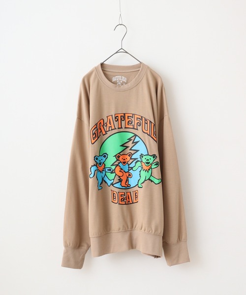 Grateful Dead(グレイトフルデッド)の「Grateful Dead oversized sweatshirt / オーバーサイズスウェットトレーナー unisex(スウェット・メンズ・ネイビー/ブラック/杢グレー/ダークグリーン/オフホワイト/オートミール/チャコール/ベージュ・L/XL/M)」の10枚目の写真