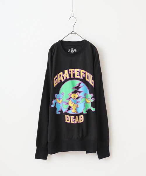 Grateful Dead(グレイトフルデッド)の「Grateful Dead oversized sweatshirt / オーバーサイズスウェットトレーナー unisex(スウェット・メンズ・ネイビー/ブラック/杢グレー/ダークグリーン/オフホワイト/オートミール/チャコール/ベージュ・L/XL/M)」の9枚目の写真