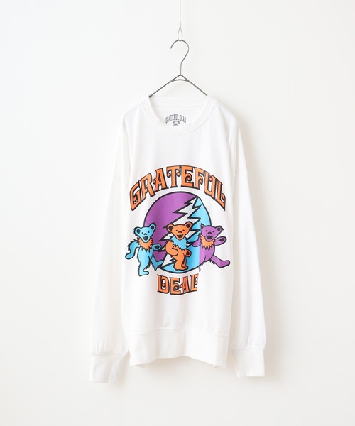 Grateful Dead(グレイトフルデッド)の「Grateful Dead oversized sweatshirt / オーバーサイズスウェットトレーナー unisex(スウェット・メンズ・ネイビー/ブラック/杢グレー/ダークグリーン/オフホワイト/オートミール/チャコール/ベージュ・L/XL/M)」の12枚目の写真