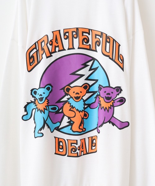 Grateful Dead(グレイトフルデッド)の「Grateful Dead oversized sweatshirt / オーバーサイズスウェットトレーナー unisex(スウェット・メンズ・ネイビー/ブラック/杢グレー/ダークグリーン/オフホワイト/オートミール/チャコール/ベージュ・L/XL/M)」の13枚目の写真