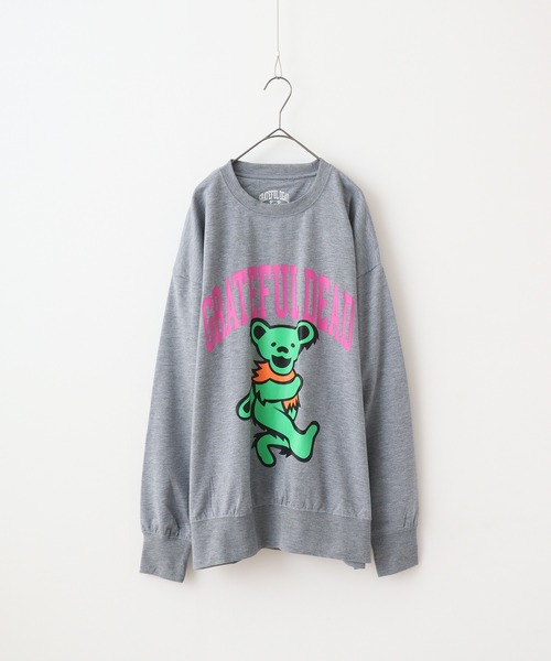 Grateful Dead(グレイトフルデッド)の「Grateful Dead oversized sweatshirt / オーバーサイズスウェットトレーナー unisex(スウェット・メンズ・ネイビー/ブラック/杢グレー/ダークグリーン/オフホワイト/オートミール/チャコール/ベージュ・L/XL/M)」の15枚目の写真