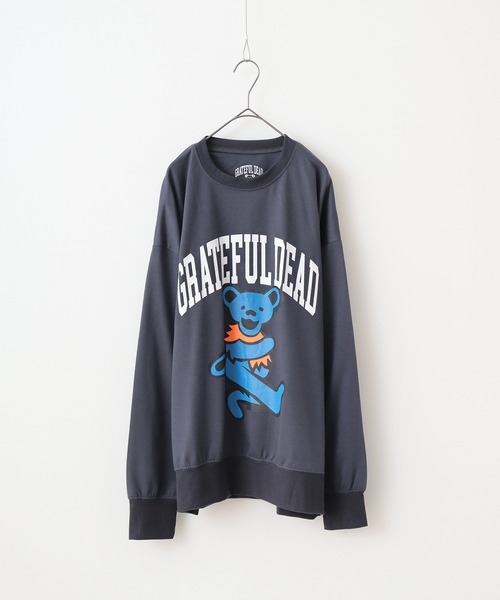 Grateful Dead(グレイトフルデッド)の「Grateful Dead oversized sweatshirt / オーバーサイズスウェットトレーナー unisex(スウェット・メンズ・ネイビー/ブラック/杢グレー/ダークグリーン/オフホワイト/オートミール/チャコール/ベージュ・L/XL/M)」の16枚目の写真