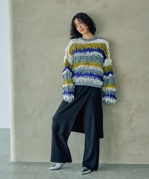 LEPSIM(レプシィム)の「12ゲージニットスカパン 133267(その他パンツ・レディース・ブラック/ブラウン・FREE)」の19枚目の写真